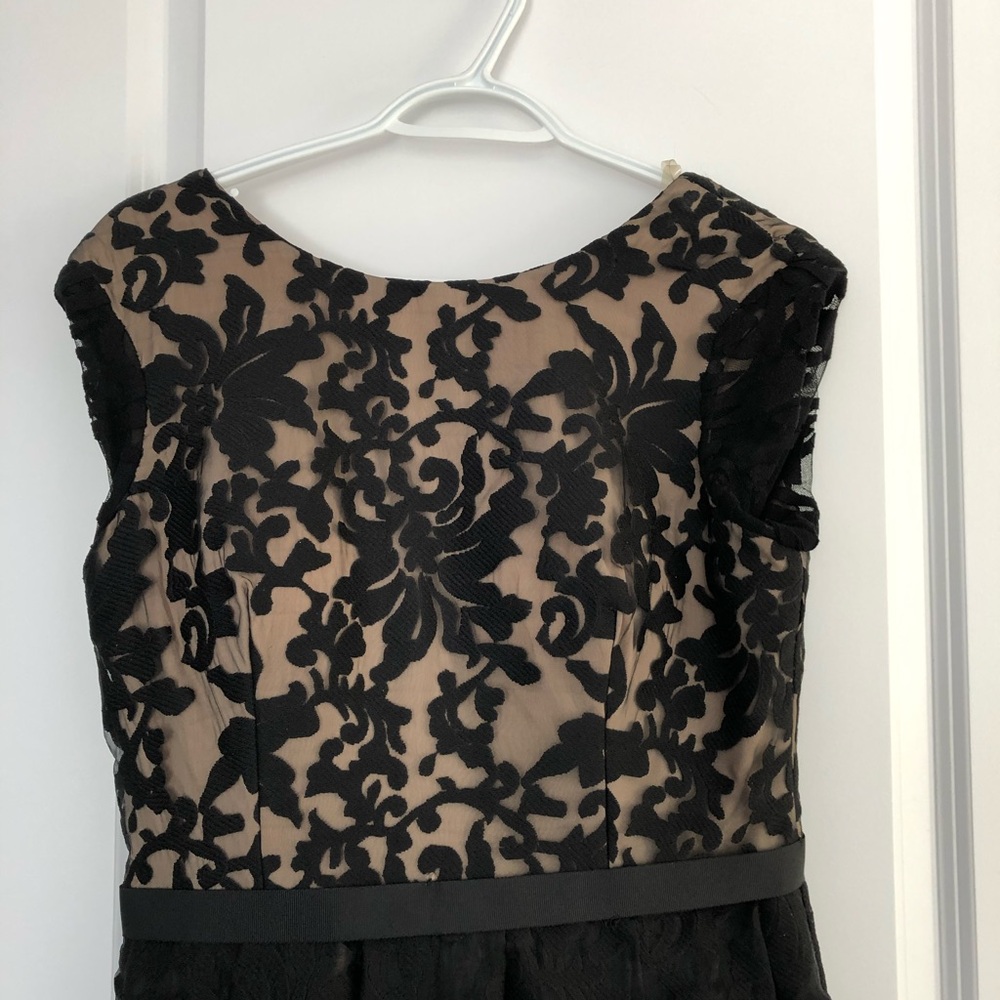 R2 Black and Cream Lace Dress